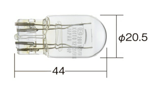 小糸製作所/KOITO ノーマル白熱バルブ クリア 12V 21/5W テール&ストップランプ用 入数：1セット(10個) ニッサン キューブキュービック Normal incandescent valve 2