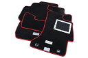 ゼロスポーツ/ZERO SPORTS ハイクオリティフロアマット ブラック×レッド 0932120 スバル インプレッサ GD＃/GG＃ High quality floor mat