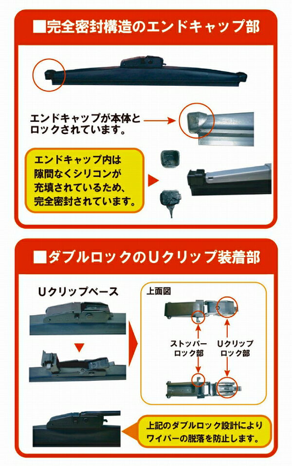 マルエヌ/MARUENU ミューテクノ スノーブレード 330mm 助手席 トヨタ ヴェルファイア ANH20W/25W,GGH20W/25W,ATH20W 2008年05月〜2014年12月 Snowblade 3