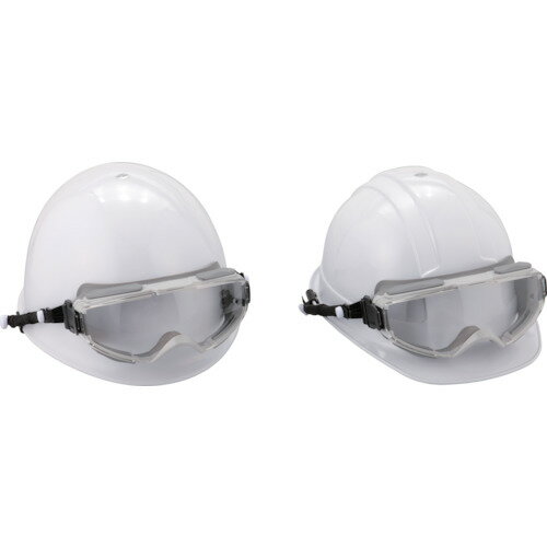 トーヨーセフティー ハイパーゴーグル クリア スプリングバンドヘルメット取付式 No.1391 Hyper goggles