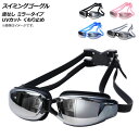 AP スイミングゴーグル 度なし ミラータイプ UVカット くもり止め 選べる4カラー AP-AR308 Swimming goggles