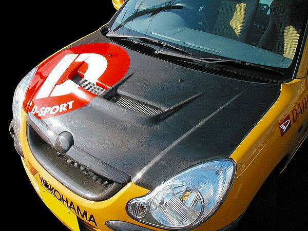 D-SPORT/Dスポーツ エアロボンネット 53301-A020-KX ダイハツ ストーリア M/C後 2001年12月〜2004年05月 Aero bonnet