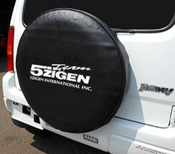 5ZIGEN/5次元 タイヤカバー ブラック ジムニー(175/80R16)用 Tire cover