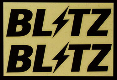 ブリッツ/BLITZ ロゴステッカー ブラック 100mm 13972 入数：1セット(2枚) Logo sticker
