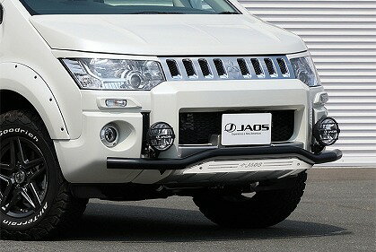 JAOS/ジャオス フロントスキッドバー ブラック/ブラスト B150305C ミツビシ デリカ D:5 2018年04月〜 Front skid bar