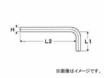 エイト/EIGHT 六角棒スパナ 単品 標準寸法 ミリ(ブリスターパック) R-3 Hexagon bar spanner single item standard dimensions blister pack