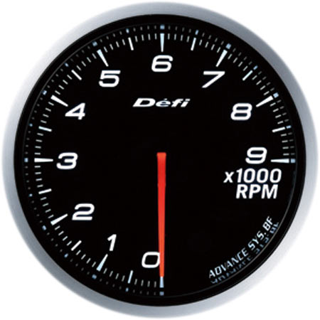 デフィ Defi-Link Meter ADVANCE BF タコメーター φ60 9000RPM 照明色：ホワイト DF10704 Tachometer