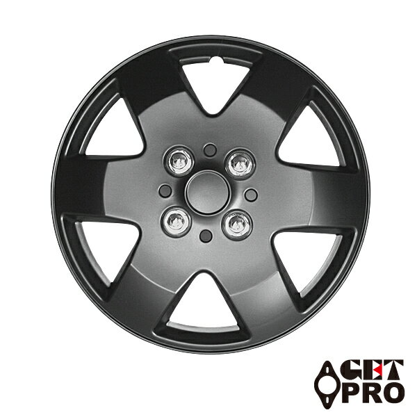 GET-PRO/ゲットプロ ホイールカバー マットブラック 13インチ 汎用 L052BP13 入数：1台分(4枚) Wheel cover