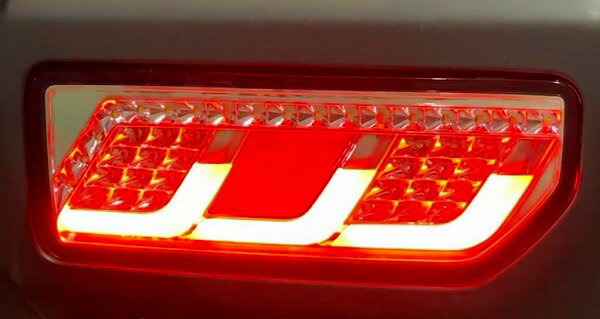 モーターファーム/Motor Farm トリチューブ LEDテールランプ クローム ホワイトチューブ 64EX-TCL-C スズキ ジムニー JB64/74 Trichve tail lamp