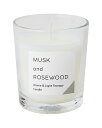 カメヤマキャンドルハウス 香るキャンドル ムスク&ローズウッド A4780560 scented candle