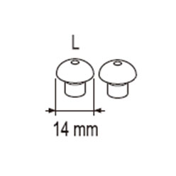 オムロン/OMRON イヤメイト用耳せん L AK-EACP-L 入数：2個入 Eyesen for earmate