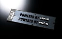 HKS ステッカー POWERED BY HKS ブラック 200×24 51003-AK133 入数：2枚