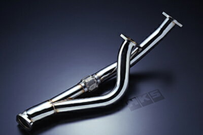 HKS ステンレスフロントパイプ 3306-SN007 ニッサン スカイライン ER34 RB25DET 1998年05月〜2001年05月 Stainless steel front pipe