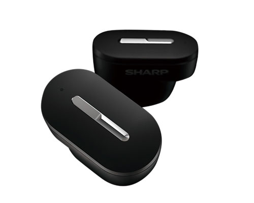 シャープ/SHARP メディカルリスニングプラグ 耳あな型補聴器 ブラック 両耳用 MH-L1-B Ear Anana type hearing aid