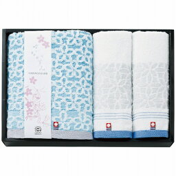 はながすみ バス・ウォッシュタオルセット ブルー HGM-300(2073-079) Bath wash towel set