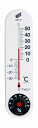 新潟精機 SK 温湿度計 快段目盛 白 縦型 SK-1721KD Non humidity meter
