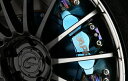 APP ブレーキキャリパーキット フロント スバル レガシィ/B4 BM9 耐熱粉体塗装(ブルー) 【ブレーキパッド:KG-1115】