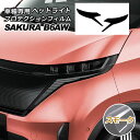 プロテクションフィルム ヘッドライト ニッサン サクラ B6AW 2022年05月~ スモーク 入数:1セット(左右) AP-PFHL0048-SM01