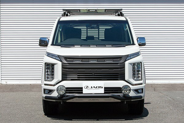 JAOS/ジャオス フロントグリル ミツビシ デリカ D:5 3DA-CV1W ディーゼル車 2019年02月～ マットブラック塗装 B061306MB 2