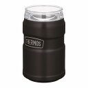 サーモス/THERMOS 真空断熱缶ホルダー マットブラック 350ml缶用 2way・保冷保温 ROD-0021(MTBK)