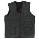 HIRO 電熱ベスト ブラック モバイルバッテリーで使用可能! 選べる3サイズ electric heating vest