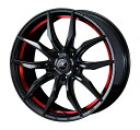 NOVARIS ROHGUE VF ホイール PIANO BLACK/RED LINE 18インチ×7.0J +53 5H114.3 入数:1台分(4本) 40070 wheel