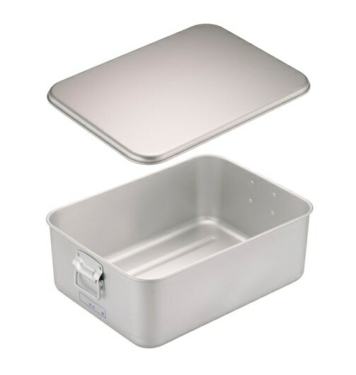 エムテートリマツ アルミパン箱 角型 256-B(026508-009) aluminum bread box