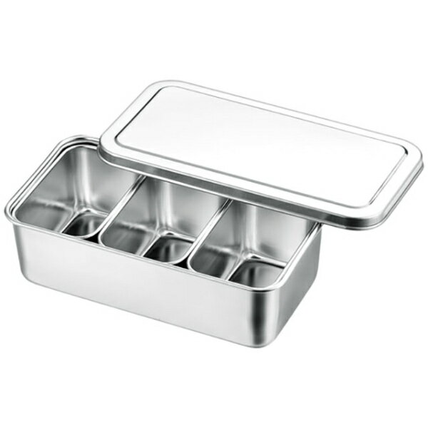 AG 18-8 ミニ調味料入 3個入 (017020-001) Mini seasoning included