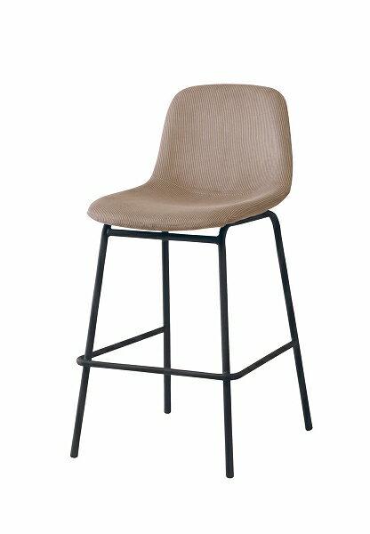 弘益 ノアル ハイチェア サンドベージュ W445×D510×H870(SH585)mm NOAL-CF2(SBE) high chair