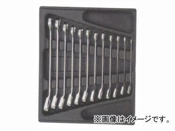 バーコ/BAHCO ラチェット・コンビネーションレンチ 12本専用ケース入 1RM/12/MO Ratchet combination wrench