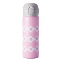plune. ステンレス製 ワンタッチマグボトル パステルピンク 480mL RJD-PL48PPK(0802016) Stainless steel one touch mug bottle(3)