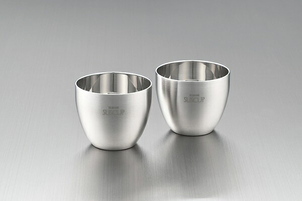 18-8XeXd\炮ۂ wACdグ yA SKR-005P(0140032) Stainless steel double structure Sakura sake cup