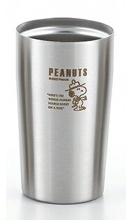 スヌーピー 真空Wステンレスタンブラー ビーグルスカウト 320mL SN-126D(1003844) Vacuum stainless steel tumbler