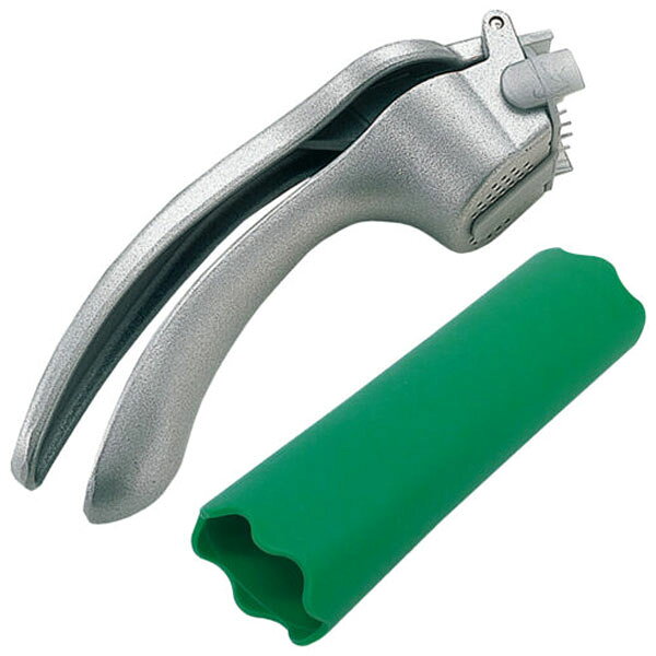 タイガークラウン(Tiger Crown) ガーリックプレス＆ピーラー 箱入 手を汚さずにニンニク料理が楽しめる 1812 Garlic press peeler box