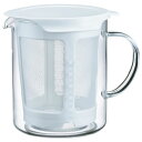 ハリオ/HARIO だしポット 600ml 耐熱ガラス製 電子レンジで気軽にだしがとれる DP-600-W(00307543) dashi pot