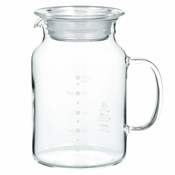 ϥꥪ/HARIO 饹Τ졦ݥå ꥢ 500ml Ǯ饹 ե򤷤ޤŻҥ󥸲ǽ GTP-500(05063168) Glass sauce pot