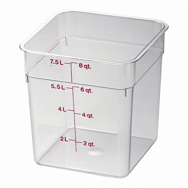 CAMBRO(Lu) p^t[hRei[ NA 7.6L 8SFSCW(AHC03008) square food container