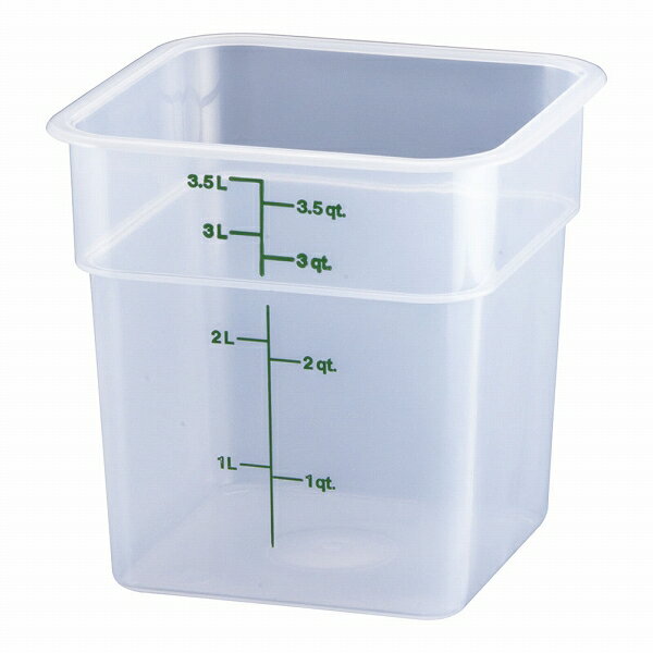 CAMBRO(Lu) p^t[hRei[  3.8L 4SFSPP(AHC382) square food container