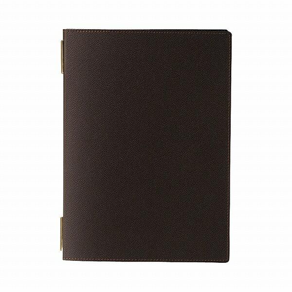 楽天オートパーツエージェンシーえいむ レザータッチメニューブック ブラウン A4 GB-141（PEI5502） leather touch menu book