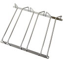 ステムウェアラック 3連 ニッケルメッキ ワイングラスなどの足つきグラスを収納できる (1923600) stemware rack