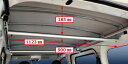 ロッキープラス RWシリーズ ラゲッジバー ダイハツ ハイゼットカーゴ S700V/710V ハイルーフ 2021年12月～ 入数：1セット(2本) luggage bar