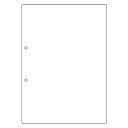 ヒサゴ マルチプリンタ帳票 A4 ノーカーボン 白紙 2穴 大入 FSCF2001Z(48758) multi printer form(2)