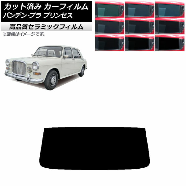 カーフィルム バンデン・プラ プリンセス 1975年～1978年 リアガラス(1枚型) NC UV 高断熱 選べる9フィルムカラー AP-WFNC0418-R1 Car film