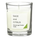 カメヤマキャンドルハウス 香るキャンドル セージ&シトラス BA4780555 scented candle