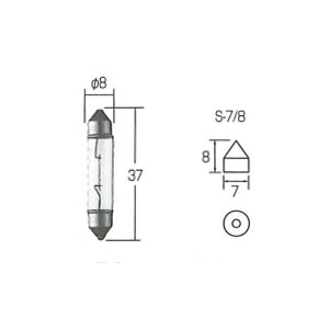 �ԥåȥ�� ��Ǯ�Х�� T8��36 12V-3W ξ���� ���� ������/�����ؼ����� AY080-00055