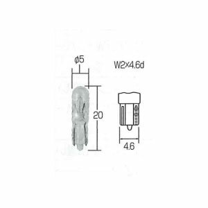 �ԥåȥ�� ��Ǯ�Х�� T5 12V-1.2W �����å��١��� ���̥᡼������ AY080-00092