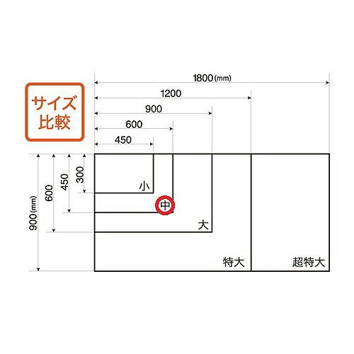 マグエックス(MagX) 吸着ホワイトボードシート 中 MKS-4560(19061) adsorption whiteboard sheet