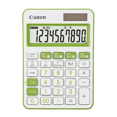キヤノン 電卓 LS-105WUC-GR(42746) calculator