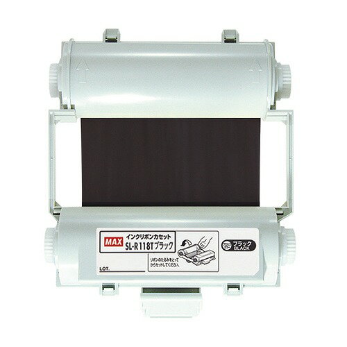 マックス ビーポップインクリボン ブラック SL-R118T(36120) pop ink ribbon