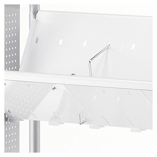 林製作所(Hayashi) 重量型ブックラックワゴン専用仕切リ棒 入数：1箱(3個) YS-40B(39589) Partition ro..